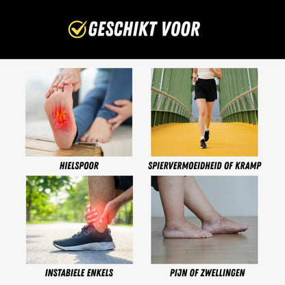 Compressie Sokken Laag, Premium Steunkousen, Geschikt voor