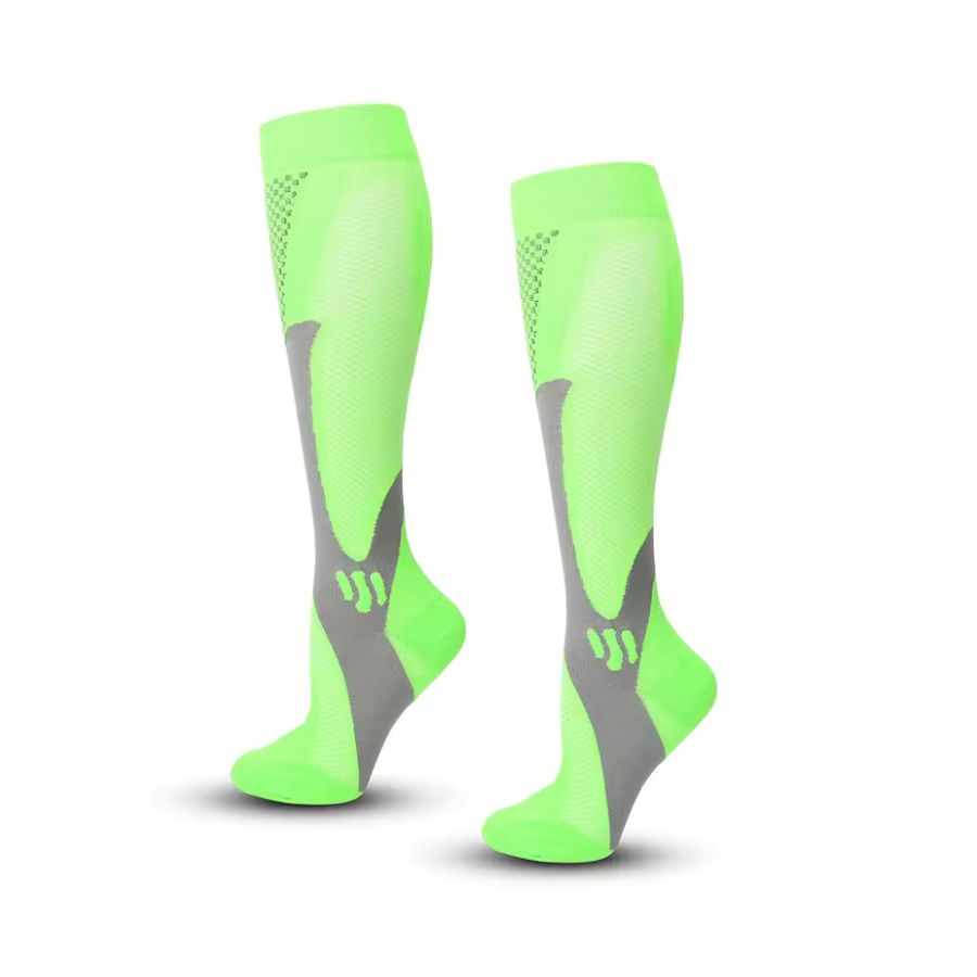 Compressie Sokken, Premium Steunkousen, groen