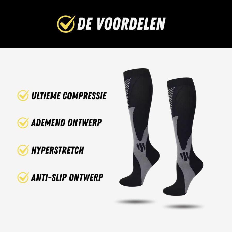 Compressie Sokken, Premium Steunkousen, voordelen
