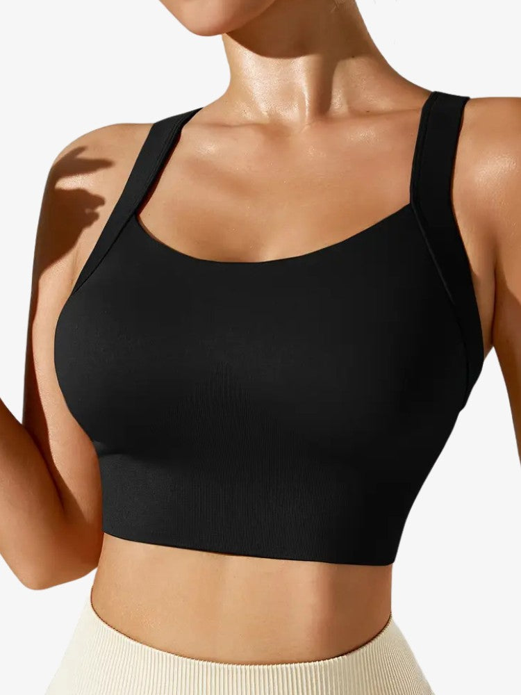Cross Back Sport BH, Corrigerende Sporttop, Detail 1