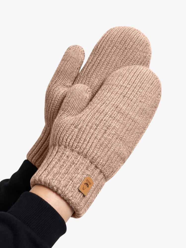 Dames Wanten, Premium Winterhandshoenen, Mocha Brown