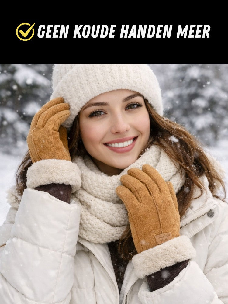 Dames Winterhandschoenen, Warme Fleece Handschoenen, Koude handen