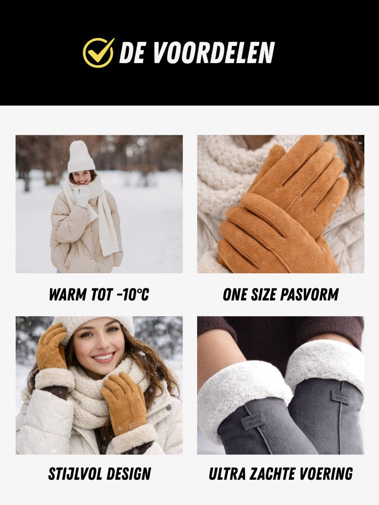 Dames Winterhandschoenen, Warme Fleece Handschoenen, Voordelen