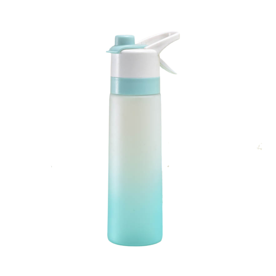 Drinkfles met Spray, Waterfles met Nevelfunctie, Blauw