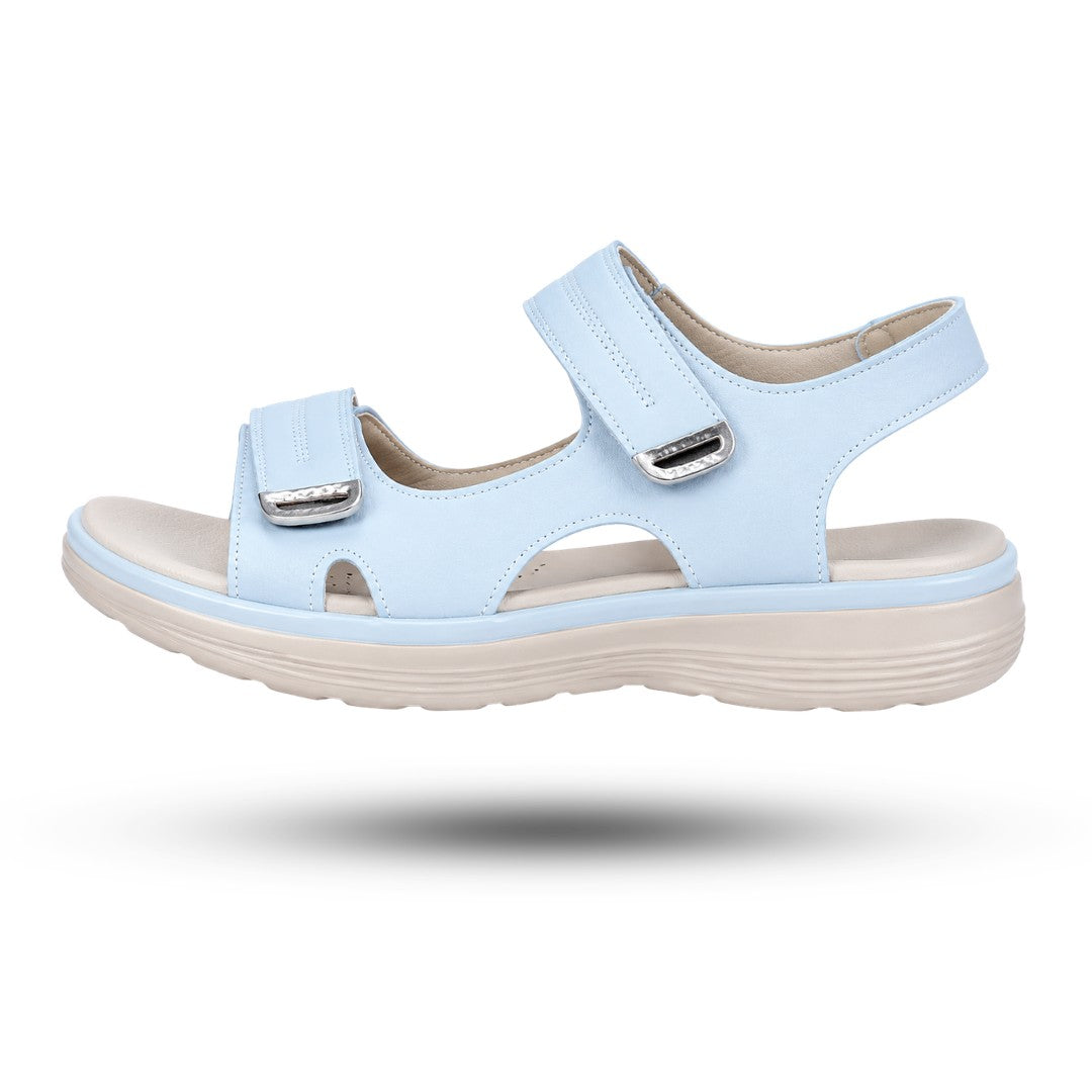 Ergonomische Dames Sandalen, Premium Ondersteuning, Sky Blue