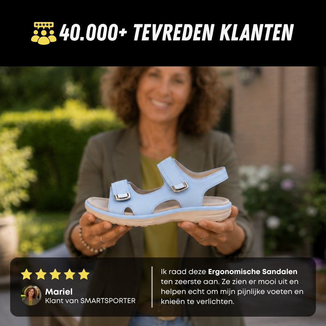 Ergonomische Dames Sandalen, Premium Ondersteuning, Tevreden Klanten