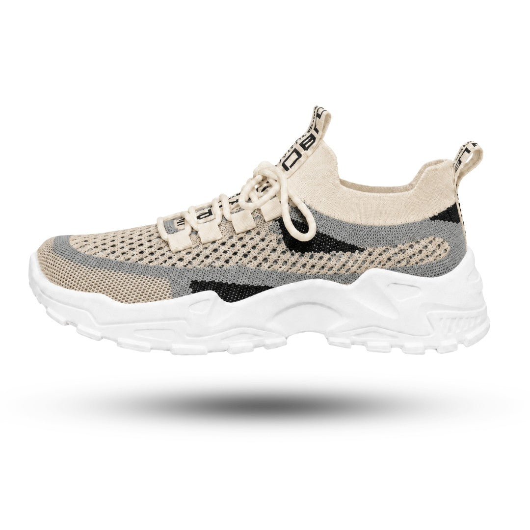 Ergonomische Dames Schoenen, Premium Sneakers, Classic Beige