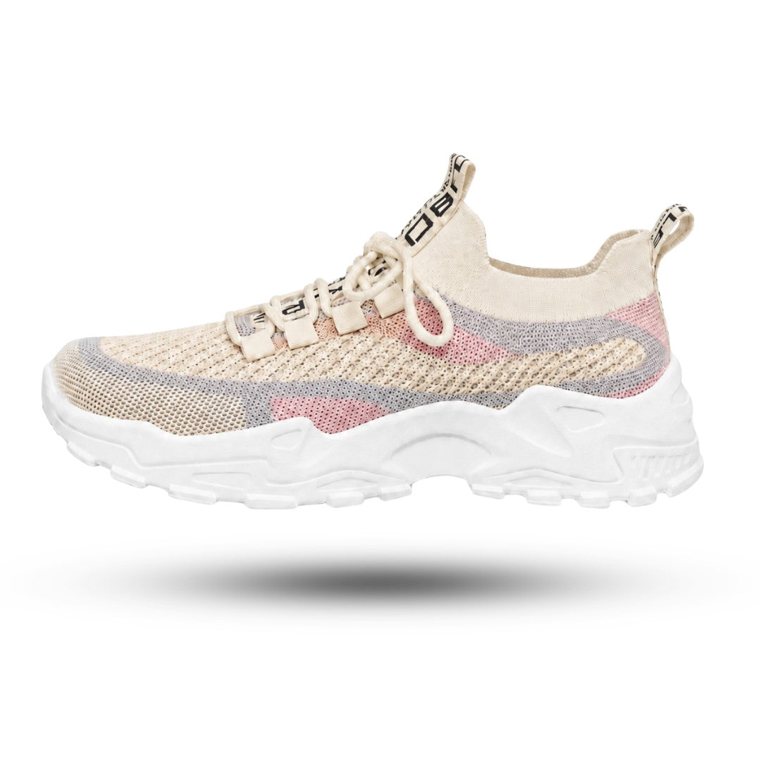 Ergonomische Dames Schoenen, Premium Sneakers, Cozy Beige