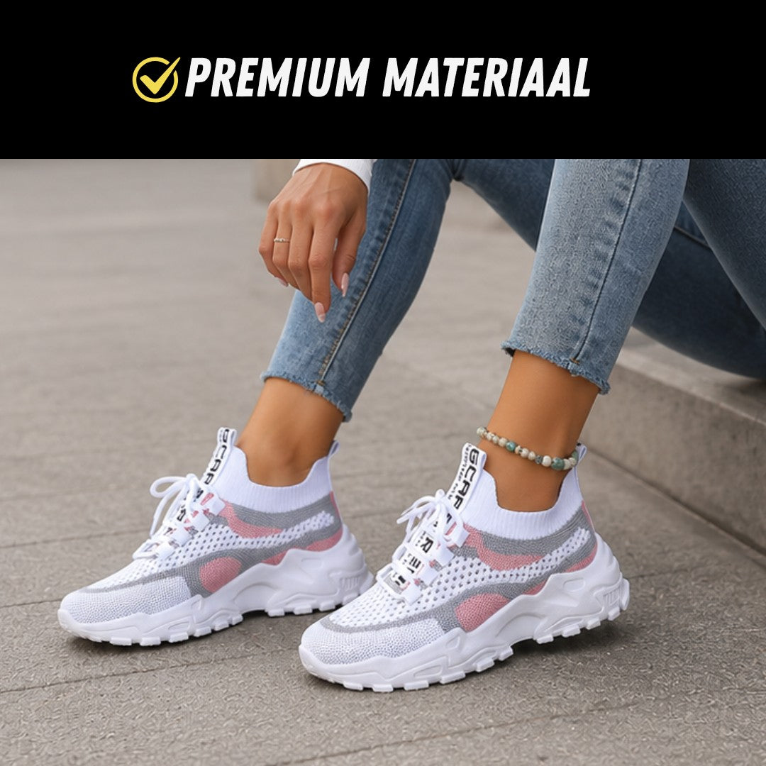 Ergonomische Dames Schoenen, Premium Sneakers, Materiaal