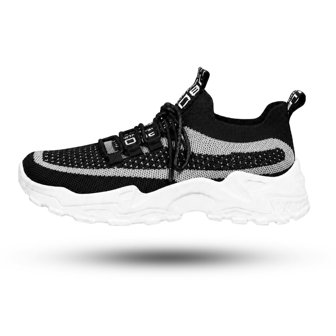 Ergonomische Dames Schoenen, Premium Sneakers, Urban Black