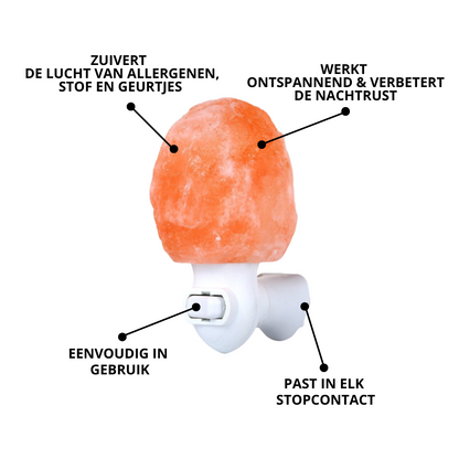 Himalaya Zoutlamp, Zoutsteen Nachtlampje, Specificaties