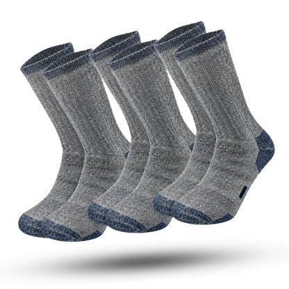 IGNITE Thermosokken 3-Pack, Premium Merinowollen Sokken, Royal Blue