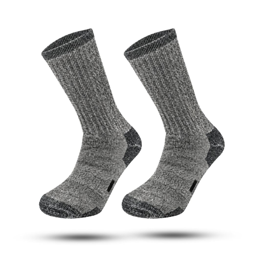 IGNITE Thermosokken, Premium Wollen Sokken, Ash Grey
