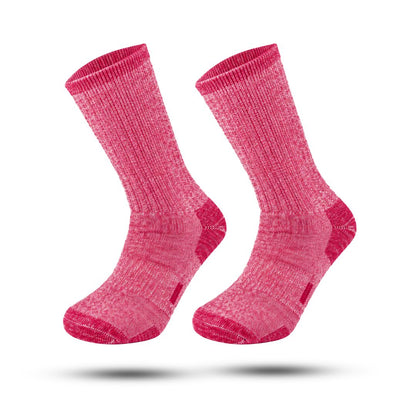 IGNITE Thermosokken, Premium Wollen Sokken, Berry Red