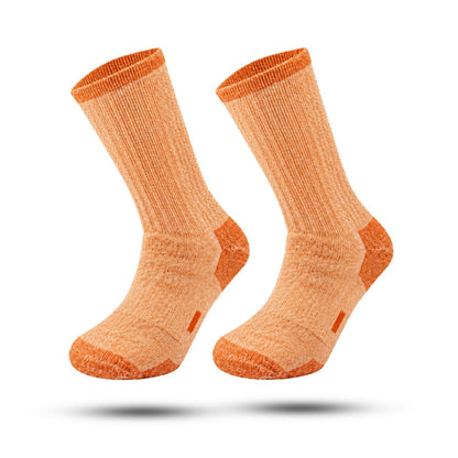 IGNITE Thermosokken, Premium Wollen Sokken, Bright Orange