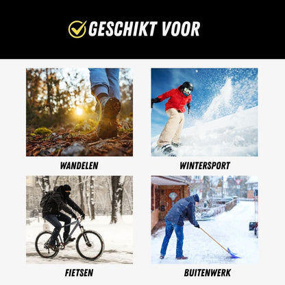 IGNITE Thermosokken, Premium Wollen Sokken, Geschikt voor