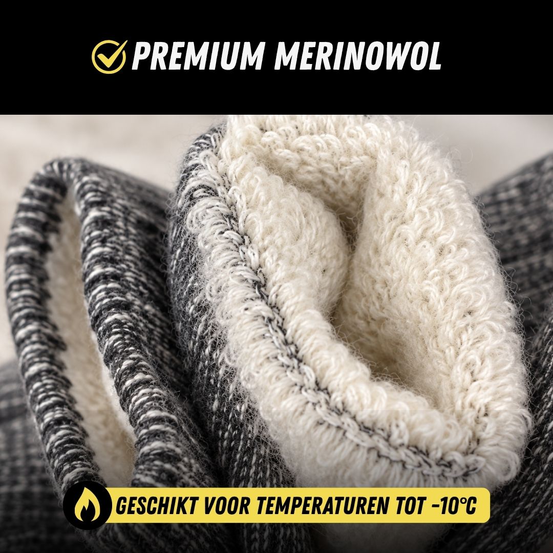 IGNITE Thermosokken, Premium Wollen Sokken, Merinowol