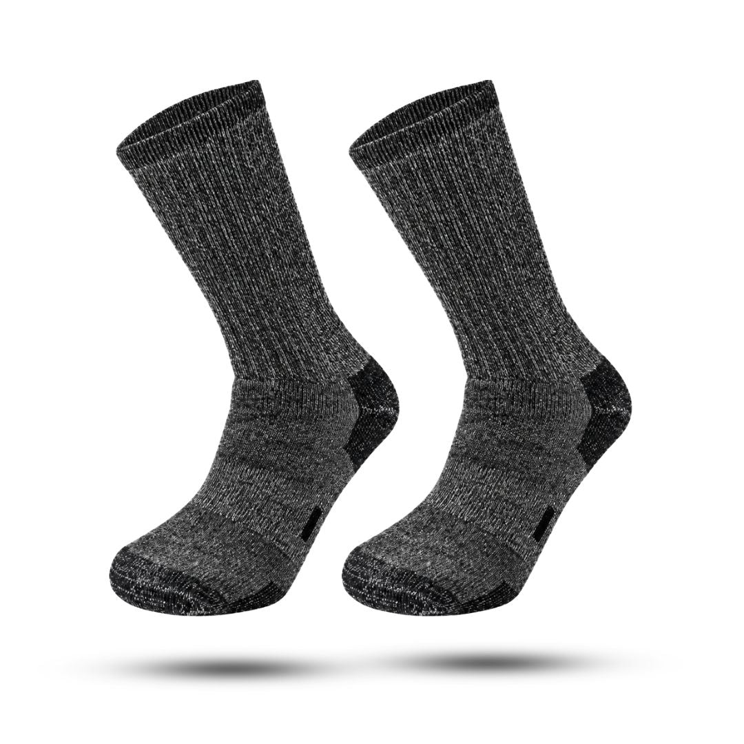 IGNITE Thermosokken, Premium Wollen Sokken, Midnight Black