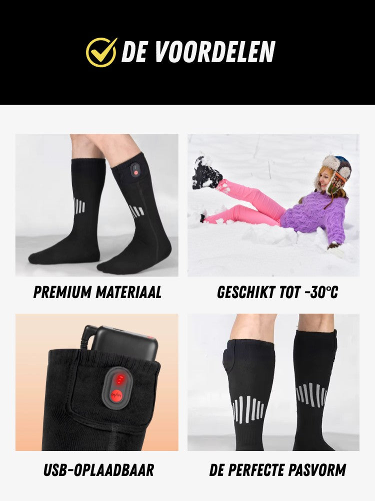 IGNITE Verwarmde Sokken, Wintersokken met Verwarming, Voordelen