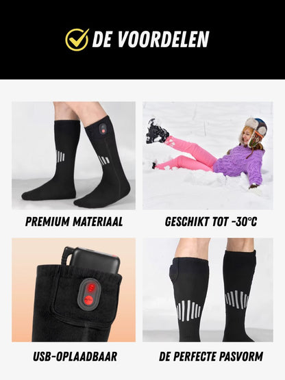 IGNITE Verwarmde Sokken, Wintersokken met Verwarming, Voordelen