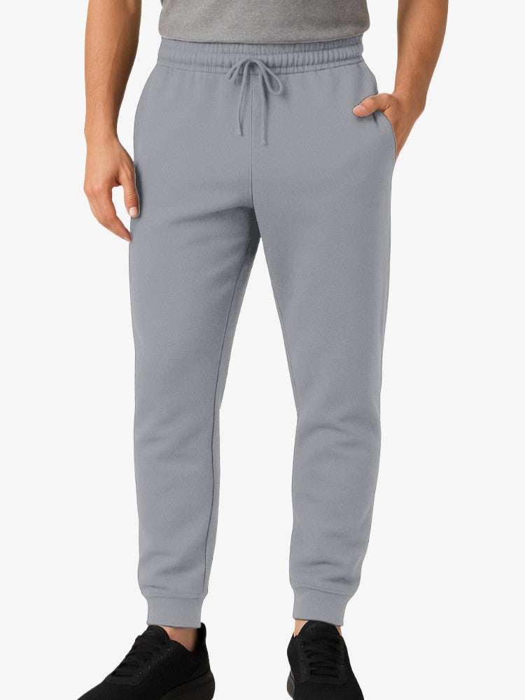 Joggingbroek Essential, Warme Fleece Sportbroek, Ash Grey