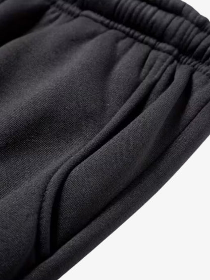 Joggingbroek Essential, Warme Fleece Sportbroek, Detail 2