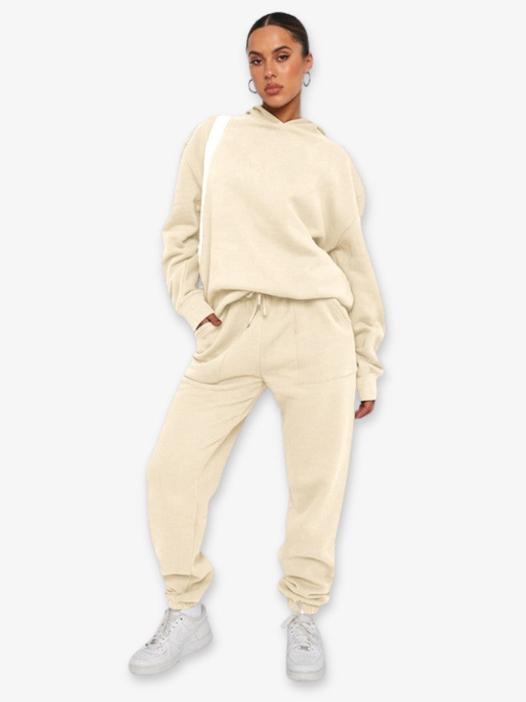 Joggingpak Premium, Dames All-Season Trainingspak, Desert Beige