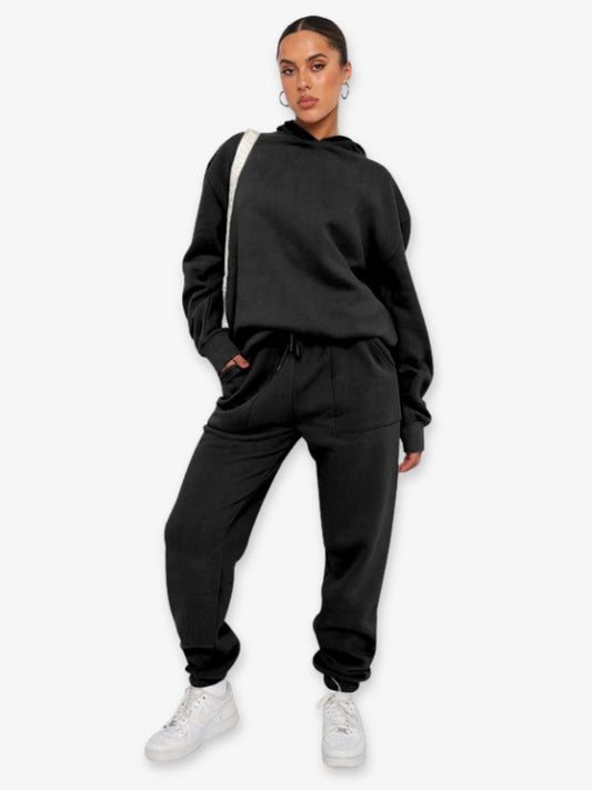 Joggingpak Premium, Dames All-Season Trainingspak, Midnight Black