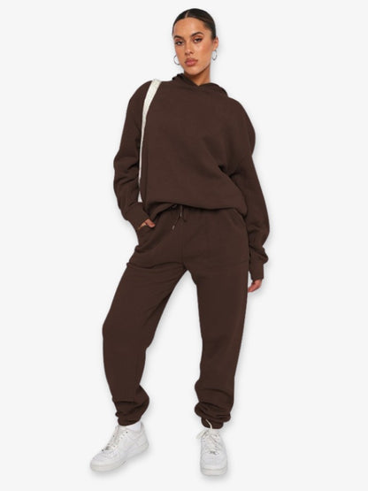 Joggingpak Premium, Dames All-Season Trainingspak, Mocha Brown