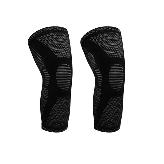 Knee Sleeves, Compressie Kniebeschermers, Zwart