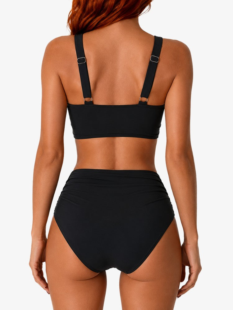 Luna Bikini, Bikini Set met Hoge Slip, Achterkant