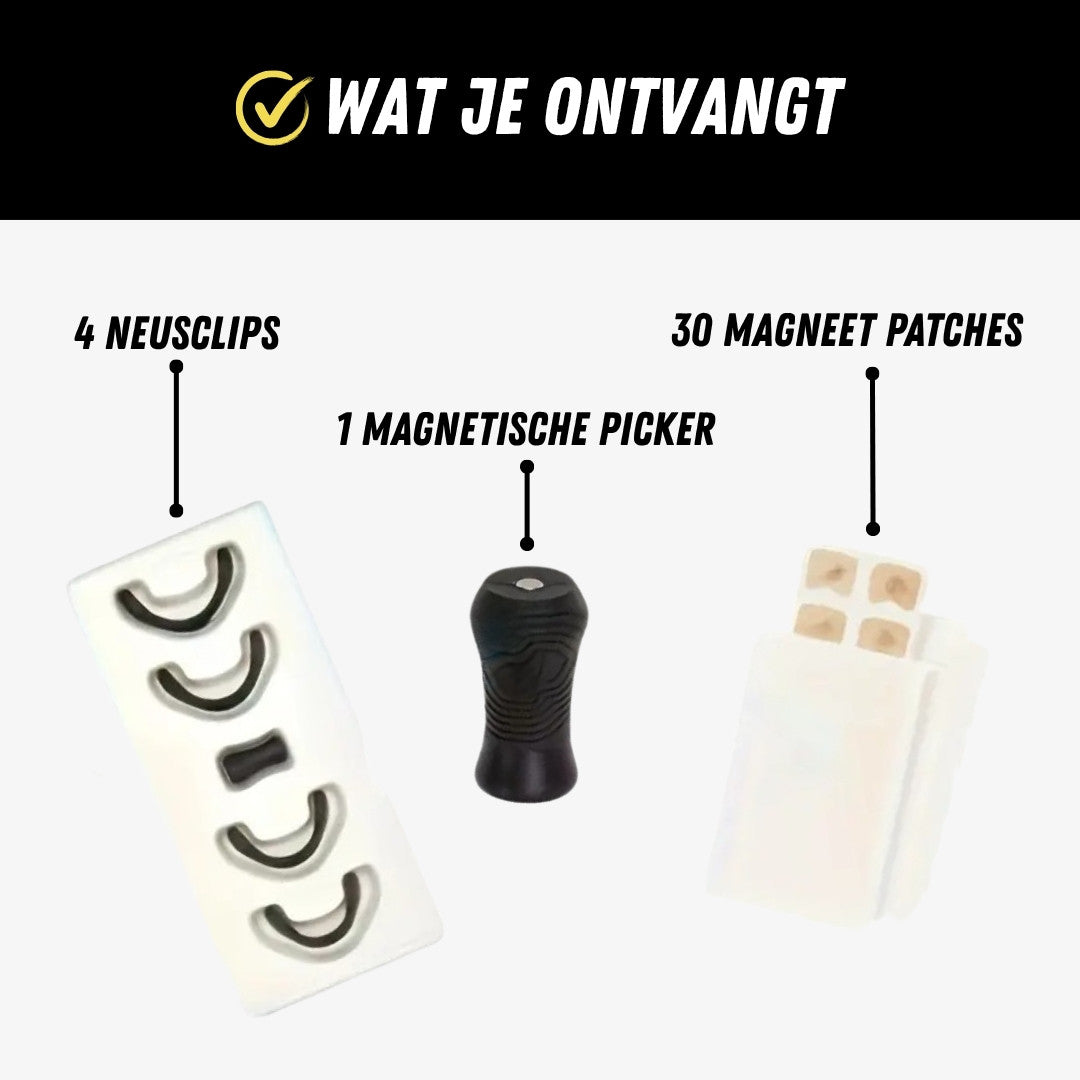 Magnetische Neusstrip, Neusspreider voor meer Zuurstof, Inhoud