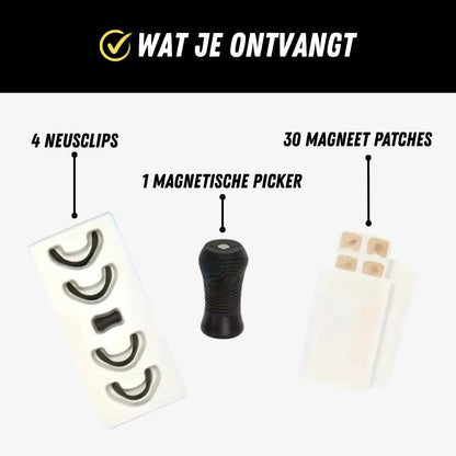 Magnetische Neusstrip, Neusspreider voor meer Zuurstof, Inhoud