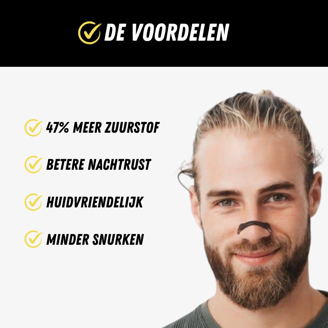 Magnetische Neusstrip, Neusspreider voor meer Zuurstof, Voordelen