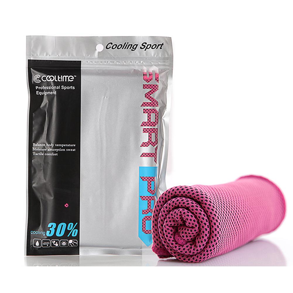 Microvezel Sporthanddoek, Sneldrogend & Verkoelend, Roze