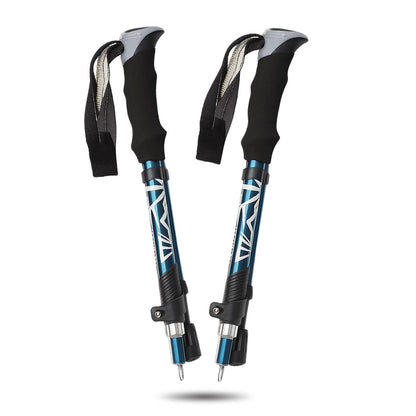Opvouwbare Wandelstokken, Nordic Walking Stokken, Glacier Blue