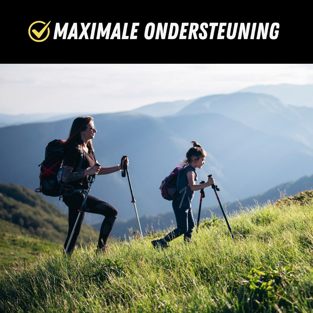 Opvouwbare Wandelstokken, Nordic Walking Stokken, Ondersteuning