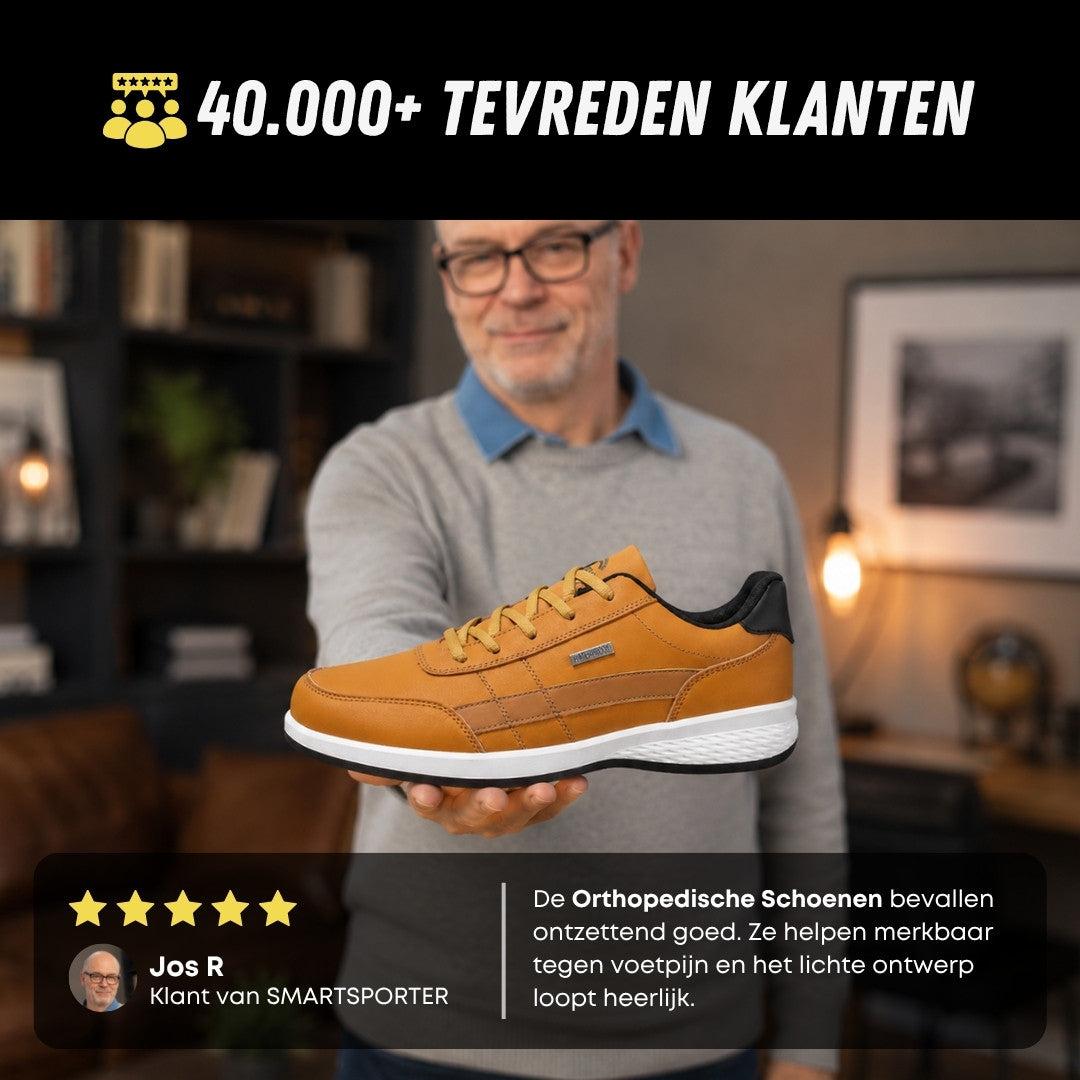 Orthopedische Heren Schoenen, Premium Sneakers, Tevreden Klanten