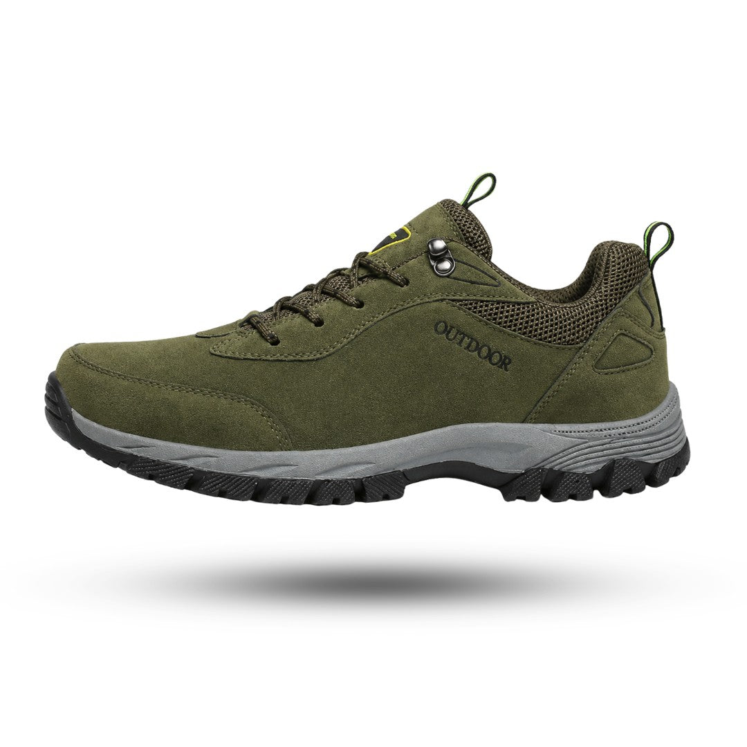 Orthopedische Wandelschoenen, Lage Bergschoenen, Army Green