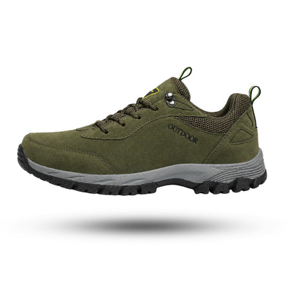 Orthopedische Wandelschoenen, Lage Bergschoenen, Army Green