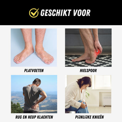 Orthopedische Inlegzolen, Steunzolen voor Hielspoor, Geschikt voor