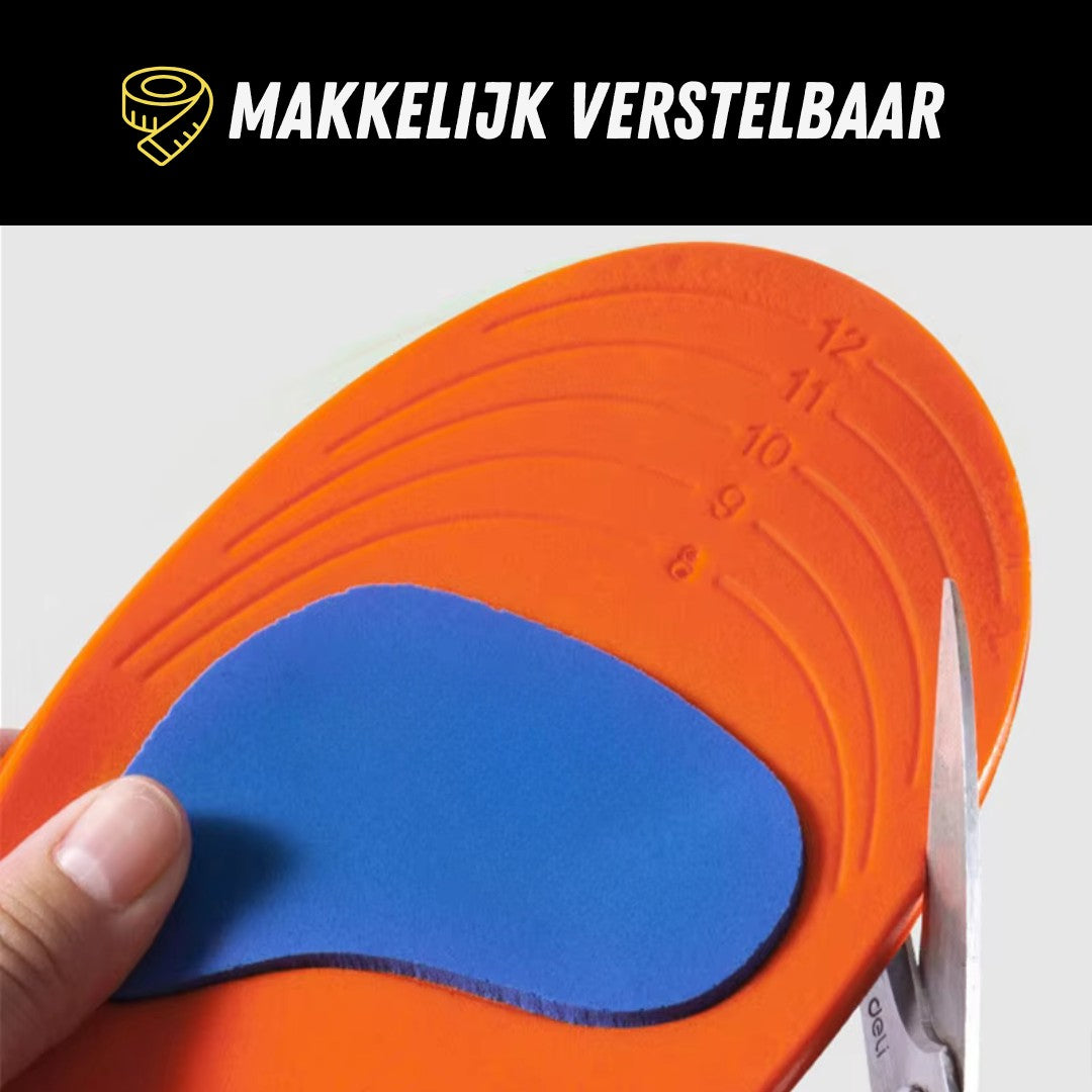 Orthopedische Inlegzolen, Steunzolen voor Hielspoor, Verstelbaar