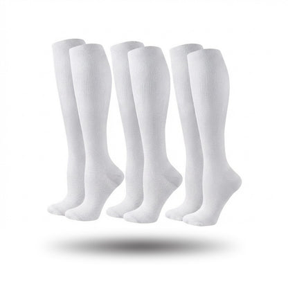 Orthopedische Steunkousen 3-Pack, Premium Compressiekousen, Frost White