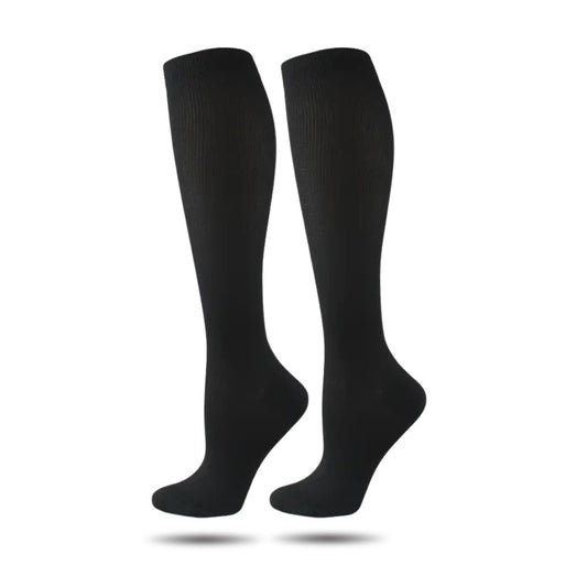 Orthopedische Steunkousen, Premium Compressiekousen, Midnight Black