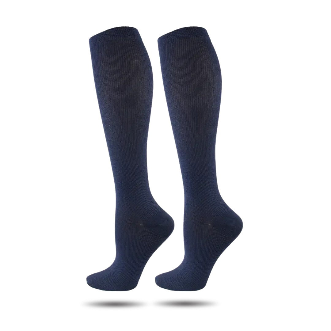 Orthopedische Steunkousen, Premium Compressiekousen, Navy Blue