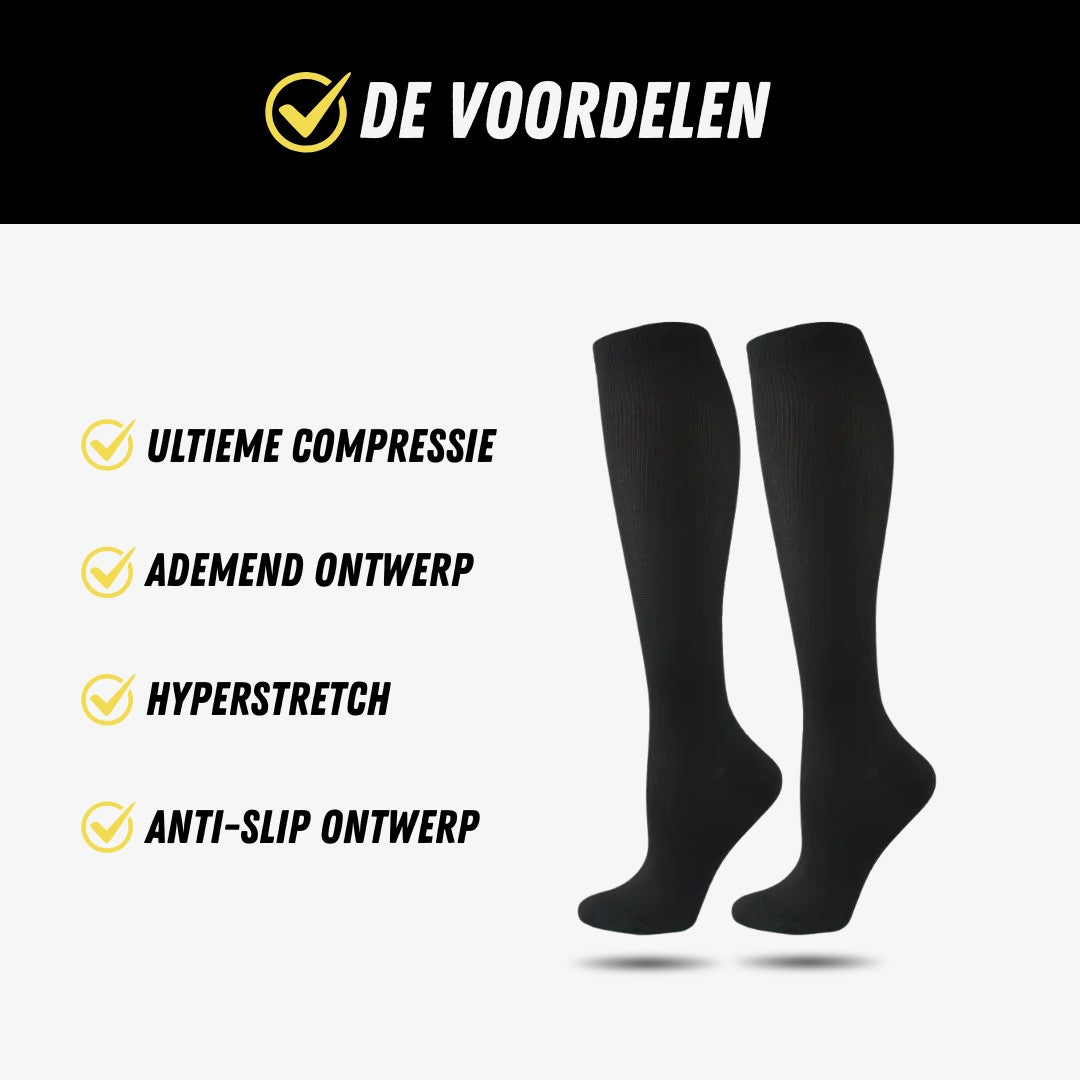 Orthopedische Steunkousen, Premium Compressiekousen, Voordelen