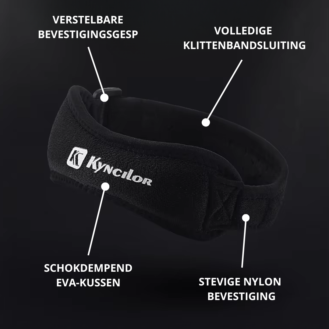 Patella Knieband, One Size Verstelbare Kniebrace, Details