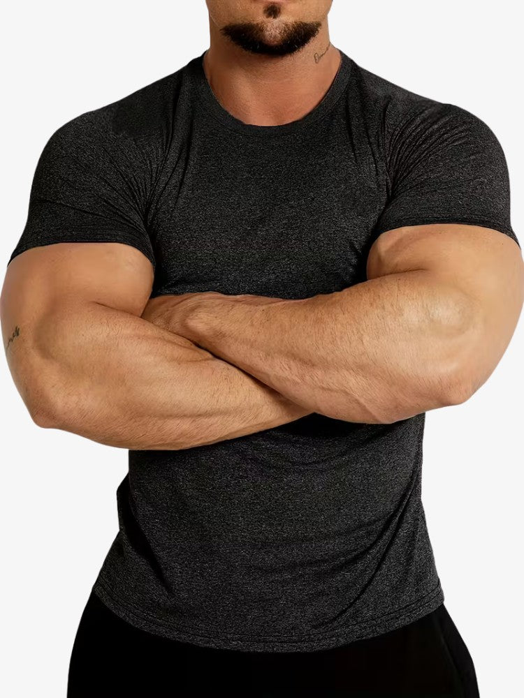 Performance T-shirt, Muscle Fit Sportshirt Heren, Detail 2