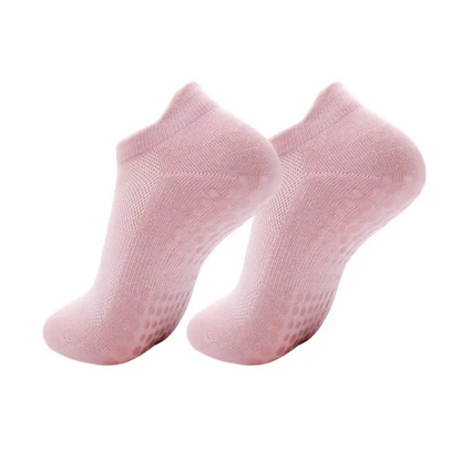 Pilates Gripsokken, Anti-slip Yogasokken, Roze