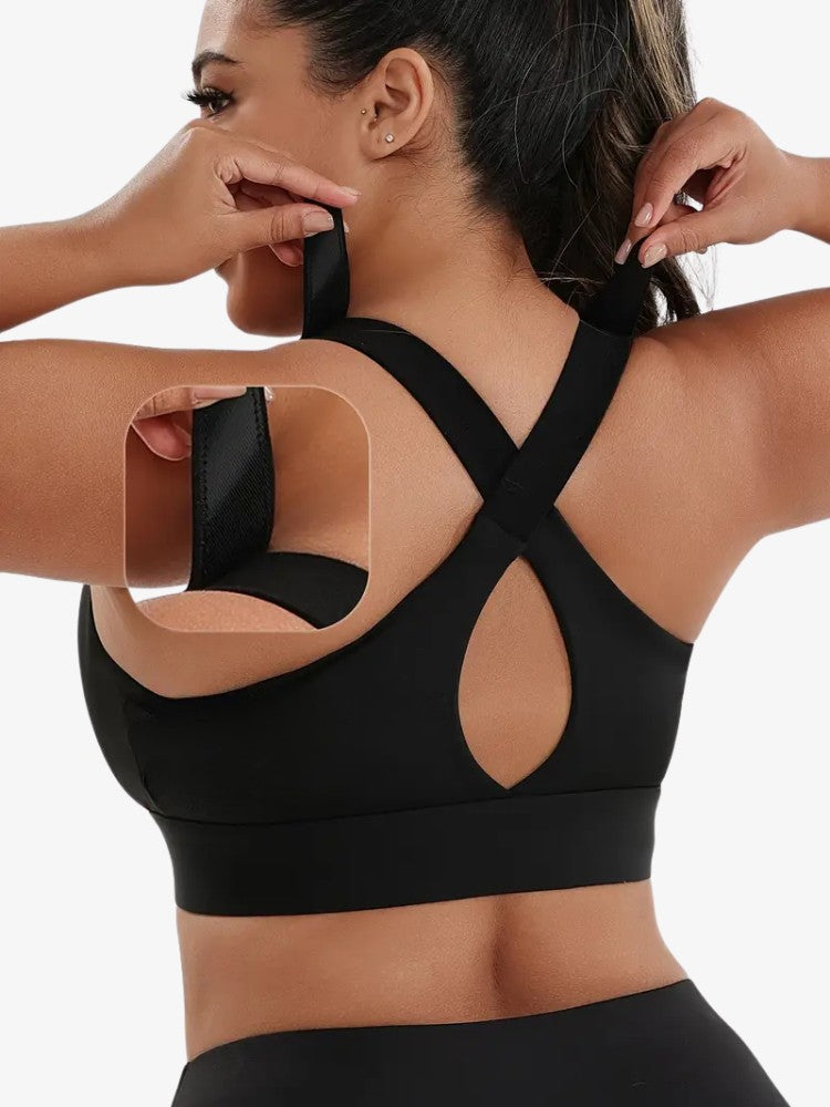 Plus Size Sport BH Pro, Extra Grote Maat Sporttop, Verstelbaar